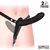 InToYou Jordan Double Vibrating Dildo Strap-on with Remote Black