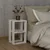 Hanah Home Pomoćni stočić Lonie, Beli