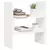 Stalak za monitor bijeli (39-72) x 17 x 43 cm masivna borovina
