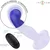 Intense Shorty Vibrator with Suction Cup & Remote Control Blue