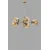 Conceptum Hypnose Luster Bankok, 70cm, 45 cm, E27 , Zlatne boje