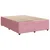 Vidaxl Box spring postelja z vzmetnico roza 140x200 cm žamet