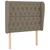 Vidaxl Box spring postelja z vzmetnico taupe 90x190 cm blago