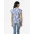 KOROSHI Bluza  modra / bela