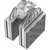 Hladilnik za procesor DeepCool AG620 G2 WH ARGB, 2x 120mm, bel