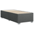 VIDAXL Box spring postelja z vzmetnico temno siva 90x190 cm blago
