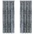 Baršunaste zavjese 2 pcs Srebrno Siva 260 x 140 cm Baršun