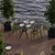 Hanah Home Set stolica Louise Xl, 58x74x103 cm, 4 komada, Zelene