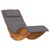 Ljuljačka ležaljka s jastukom od punog drva akacije