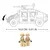 Sluban Army Model Bricks M38-B0837 Hummer off road combat