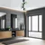 Opviq Luster Benek-15-14495, 40x40x55cm, IP20, Crno-zeleni