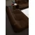 ATELIER DEL SOFA Sofa sa 3 sedišta Bocek Brown
