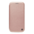 Maska na preklop Teracell Flip Premium za iPhone 14 roze zlatna