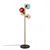 Opviq Podna lampa Benek-15-14546, 36x36x135 cm, IP20, Zlatno-šarene boje