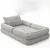 Atelier Del Sofa Exclusive 150 dečiji ležaj od sunđera 90 × 45 × 150 cm, siva