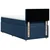 Vidaxl Box spring postelja z vzmetnico modra 90x190 cm blago