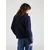 Trendyol Navy Blue Soft Textured Zippered Knitwear Sweater