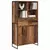 Kreveta 2 pcs Staro drvo 81 x 36 x 150.5 cm Konstruirano drvo
