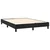 shumee Box spring postelja z vzmetnico LED črna 140x200 cm žamet