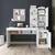 Hanah Home Nora Right radni sto 160 × 157,8 × 60 cm, bela