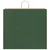 Papirnate vrećice 250 kom s ručkama zelene 54x15x49 cm