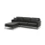 ATELIER DEL SOFA Ugaona garnitura Reya Dark Grey