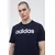 adidas Majica Essentials Single Jersey Linear Embroidered Logo T-Shirt IC9275 Modra Regular Fit