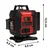 Northix 360° 4D zelena laserska libela, 16 vrstic