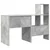 Stol Betonski sivi 131,5 x 50 x 106,5 cm Konstruirano drvo