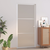 Unutarnja vrata 93 x 201,5 cm Bijela od mat stakla i aluminija
