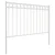 Vidaxl Element Ograje ASSEN Bela 170 x 150 cm Jeklo
