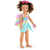 Punčka Luna Beach Set Corolle Girls z dolgimi rjavimi lasmi 28 cm 5 dodatkov od 4 leta