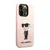 Maska Karl Lagerfeld Liquid Silicone Ikonik NFT za iPhone 13 Pro, Roze