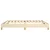 Shumee Box spring posteljni okvir krem 200x200 cm blago, (20684972)