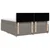 Vidaxl Box spring postelja z vzmetnico taupe 200x200 cm blago