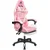 KRUGER&MATZ Gejmerska stolica sa podesivim jastucima GX-150 belo-roze KM0790-P