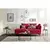 SOFA LEŽAJ tekstil crvena