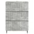 Ormar s ladicama Betonska siva 66 x 34,5 x 92 cm