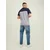 JACK & JONES Majica DAN, siva