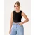Sinsay - Crop top - crno