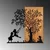 Wallity Zidna dekoracija The Tree And The Shaking Children, 58x59 cm, Crna