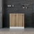 Hanah Home kuhinjski element Minar 4129, 80 cm, beli / dore
