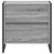 Noćni ormarić s ladicama 2 pcs Siva Sonoma 50 x 39.5 x 50 cm