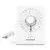 Aigostar - Stoni ventilator 5W/5V bela