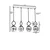 Conceptum Hypnose Luster Morino, 70cm65 cm