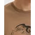 JJ Rebel by Jack & Jones majica Matheo za muškarce, braon, XXL