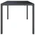 Vidaxl Vrtna miza antracitna 165x80x72 cm jeklo