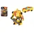 Transformer avto/robot plast 14cm rumen, 17x26x6cm