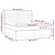 Vidaxl Box spring postelja z vzmetnico črna 160x200 cm blago