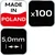 shumee Distančniki 5,0 mm, 100 kosov.